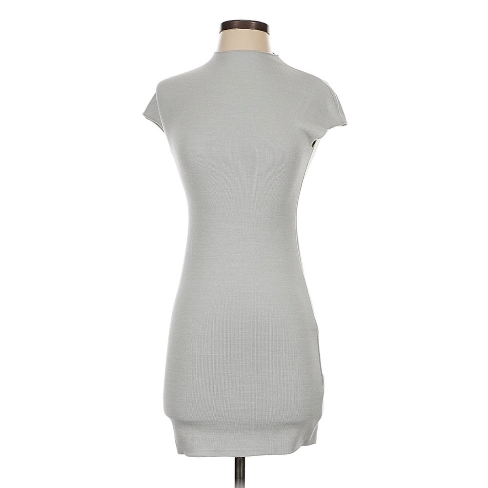 Zara Gray Cap Sleeve Dress